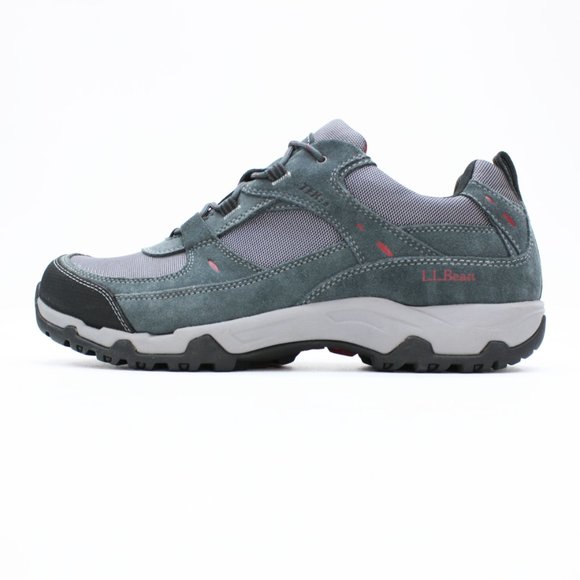 LL Bean Men\'s 13 Model 4 Waterproof Trail Hiking Suede Nylon Sneakers 299637 main image 9